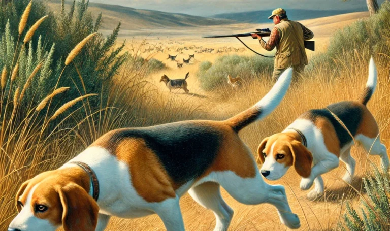 rabbit hunting with beagles